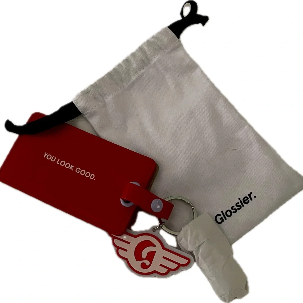 Glossier Keychain NWT - Picture 2 of 3